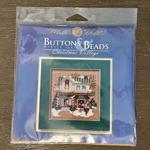 Mill Hill Buttons & Beads Needlework Shop Kit - Christmas village